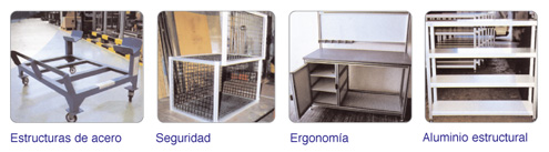 Estructuras de Acero, Seguridad, Ergonomia, Aluminio estructural